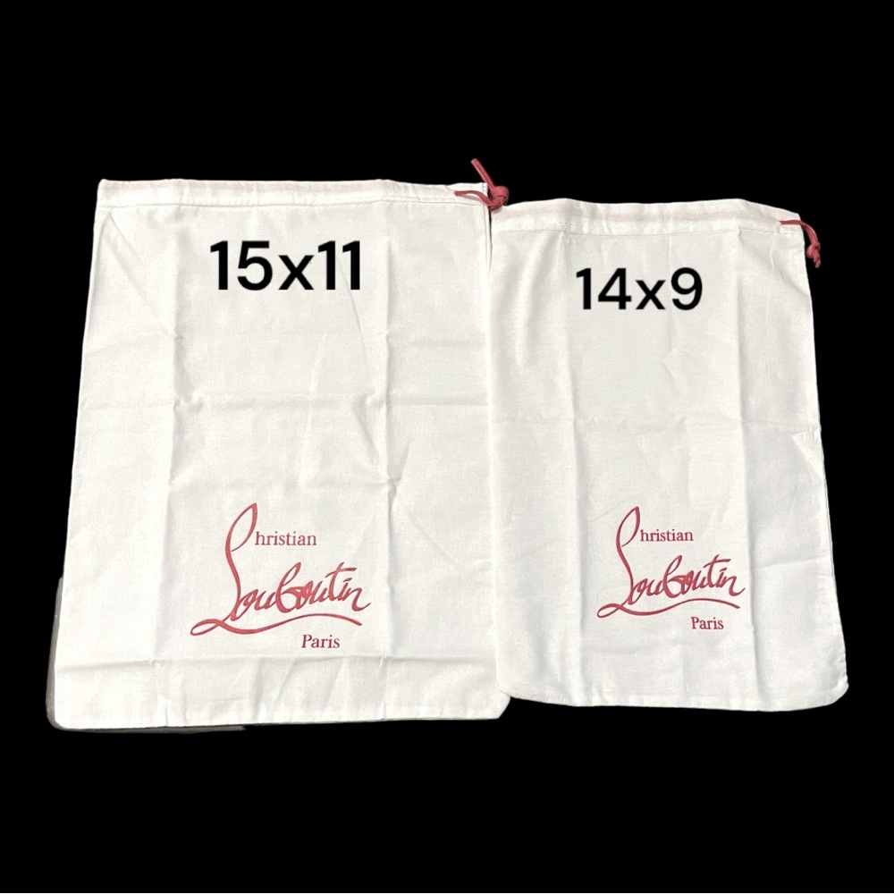 Christian Louboutin Dust Bags-Two Sizes Available - NEW